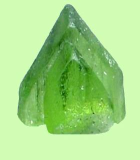 Figs 8a and 8b. Gem quality peridotites from Nanga Parbat.